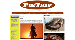 Desktop Screenshot of pigtrip.net